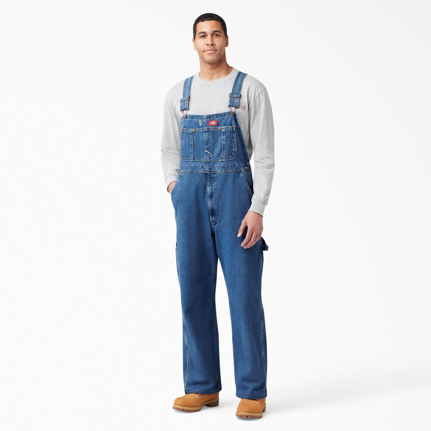 Dickies - Stonewashed Indigo Bib Overalls
