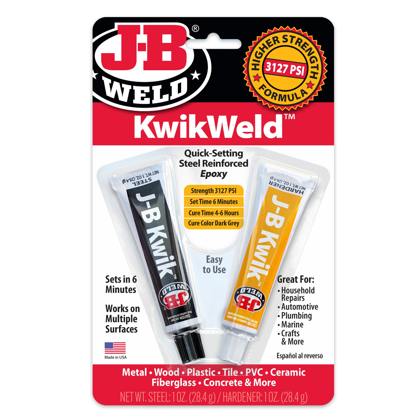 J-B Weld Kwik Set Twintube