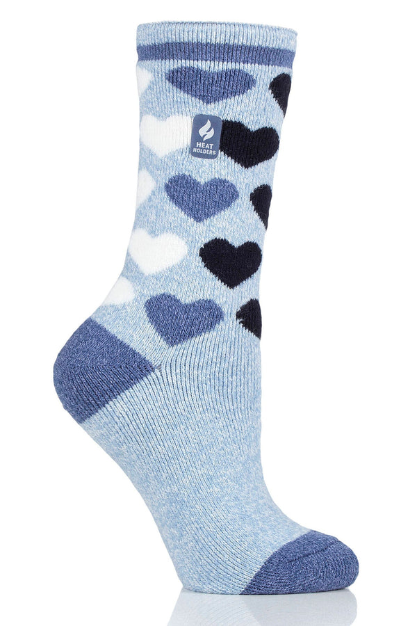 Heat Holders Lite Womens Lite Jennifer Heart Crew Sock HH1W05971