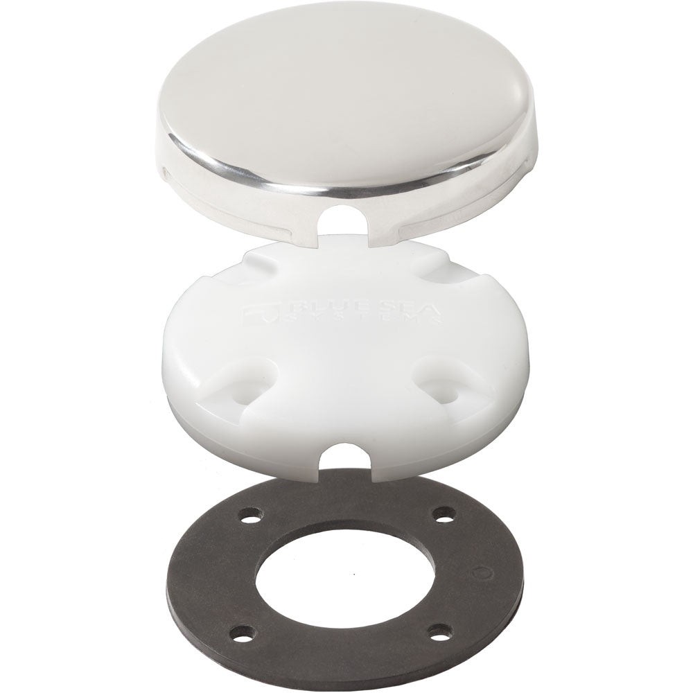 Blue Sea Cable Clam Deck Seal Stainless Steel Cover
