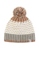 Heat Holders - Womens Arles Patterned Hat W/ Pom Pom