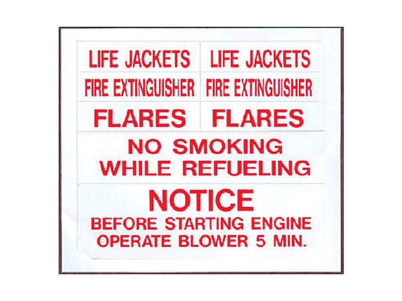 Bernard Safety Label Set