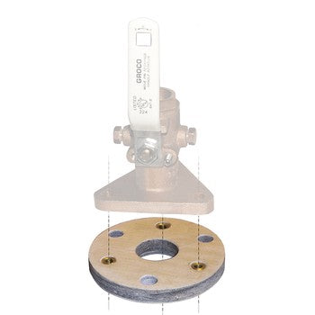 Groco Sea Cock Backing Block