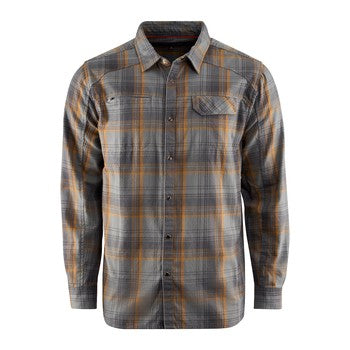 Grundens - Dispatch Flannel Shirt 40117 Smoke Plaid 3XL
