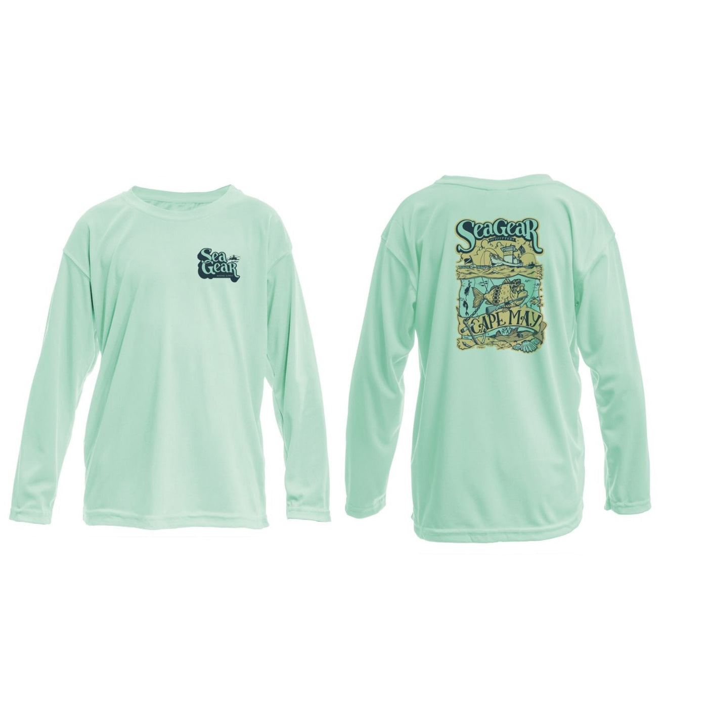 Sea Gear Apparel - GRUMPY FISH KIDS LONG SLEEVE SUN