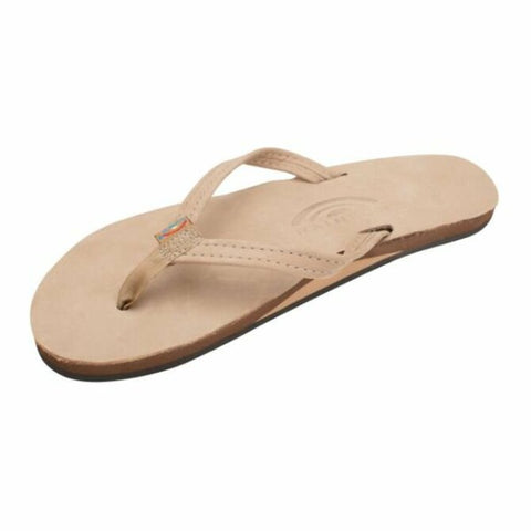 Rainbow Sandals - Rainbow Womens Leather Single Layer Sandals