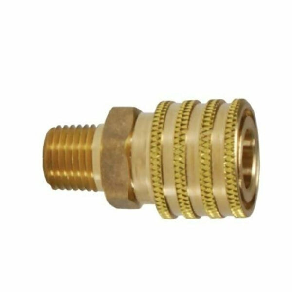 Dixon E-Series Straight Through Male Threaded Coupler