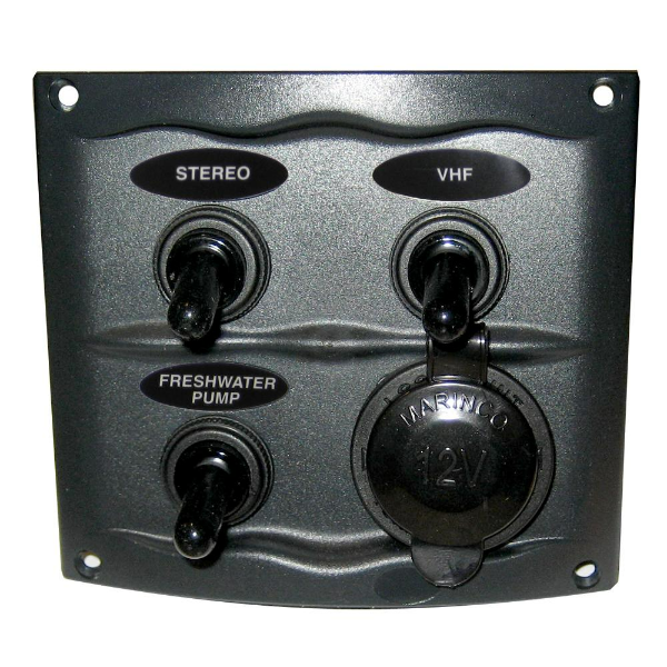 Switch Panel 3 Switches & Power Socket