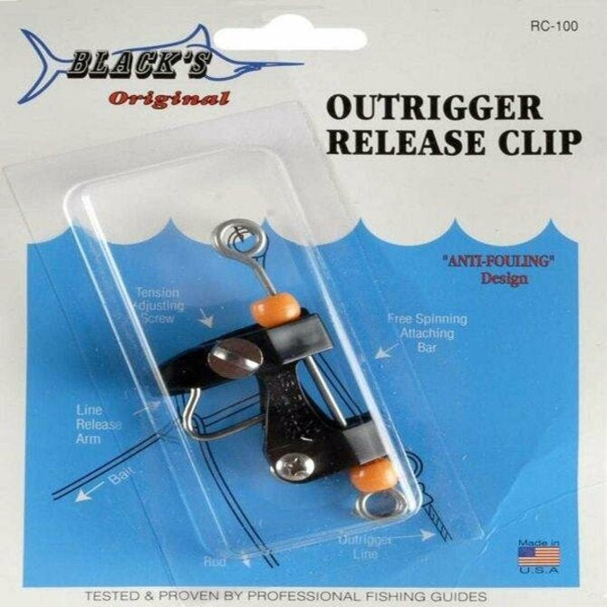 Black Marine Standard Outrigger Clip RC60