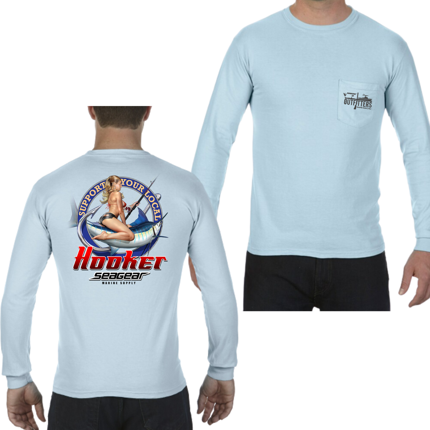 Sea Gear Apparel - HOOKER LONG SLEEVE TEE
