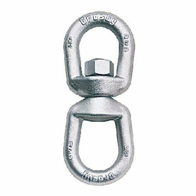 Crosby Galvanized E+E Swivel