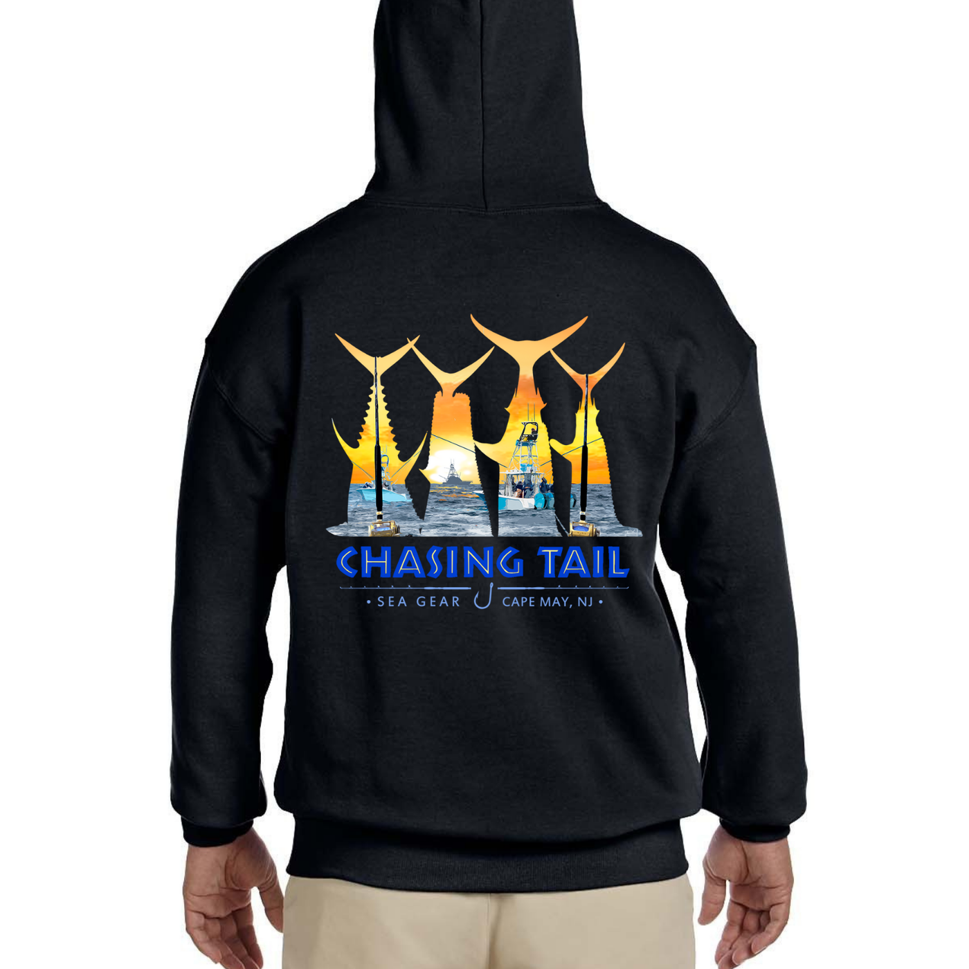 Sea Gear Apparel - Chasing Tail Hoodie Mens