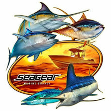 Sea Gear Apparel - 5 Fish Sticker