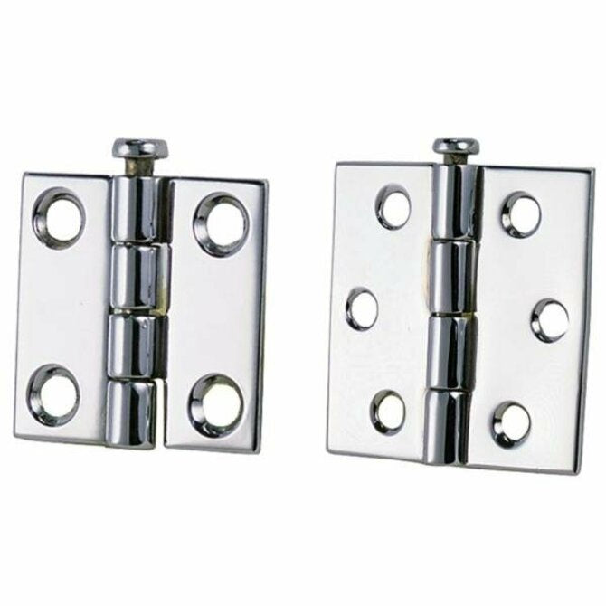 Perko Chrome Loose Pin Butt Hinges - 1293DP3CHR