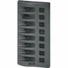 Blue Sea Weather Deck Panel 8 Pos Grey