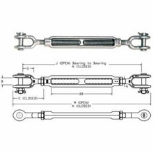 Crosby - J+J Galvanized T-Buck