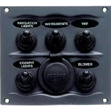 Switch Panel 5 Switches & Power Socket
