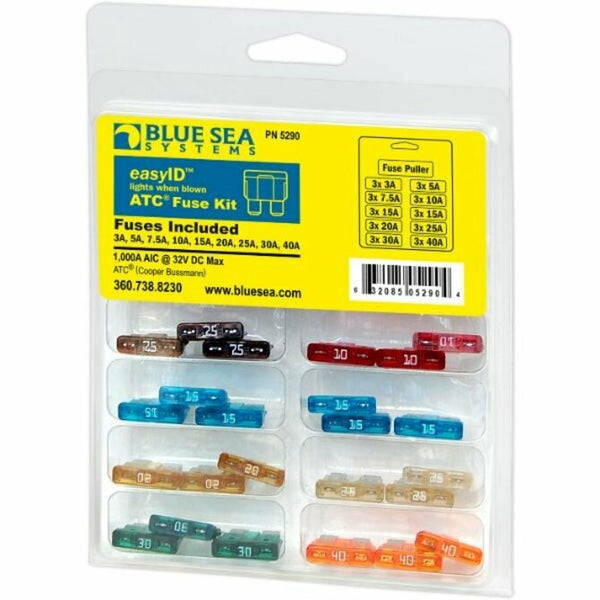 Blue Sea Atc Easy Id Fuse Kit