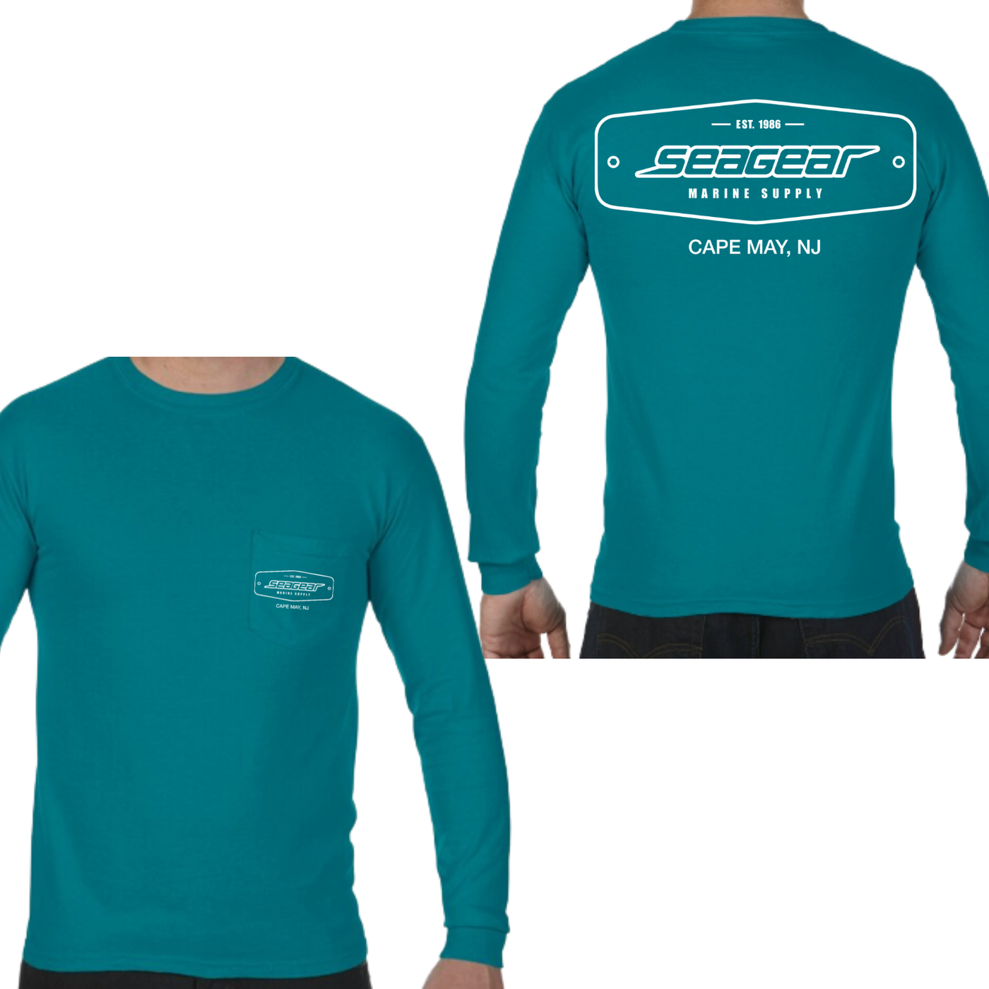 Sea Gear Apparel - Logo Long Sleeve Tee