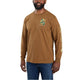 Carhartt - 105485 - Relaxed Fit Heavyweight Long-Sleeve Camo Logo Graphic T-Shirt