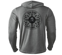 Sea Gear Apparel - Native Outfitters Unisex Custom SG Longsleeve Hoodie UPF40 Jolly Roger Tit