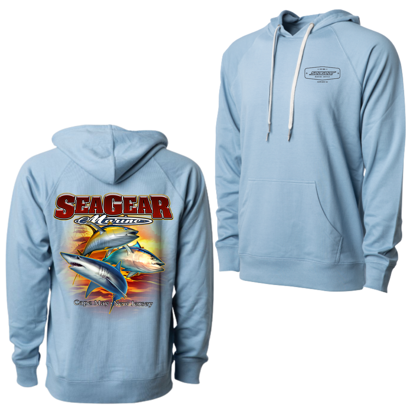 Sea Gear Apparel - 3 Fish Hoodie