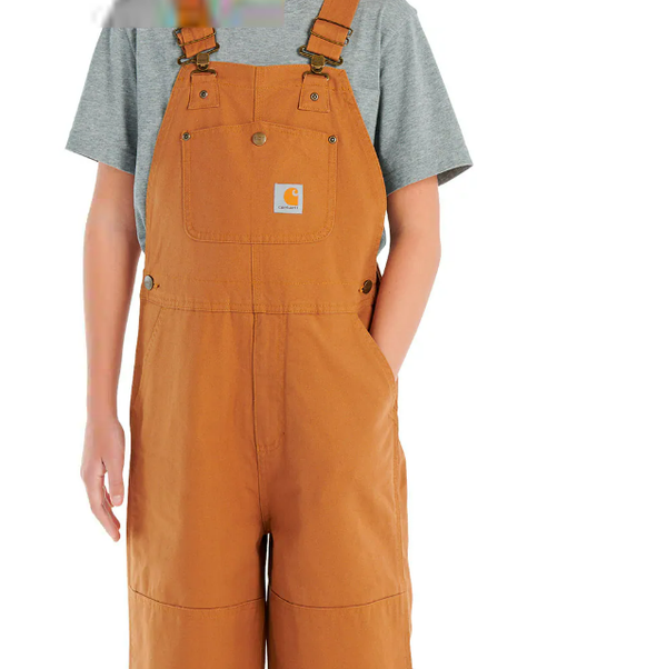 Carhartt - Wash Duck Lined Bibs Kids