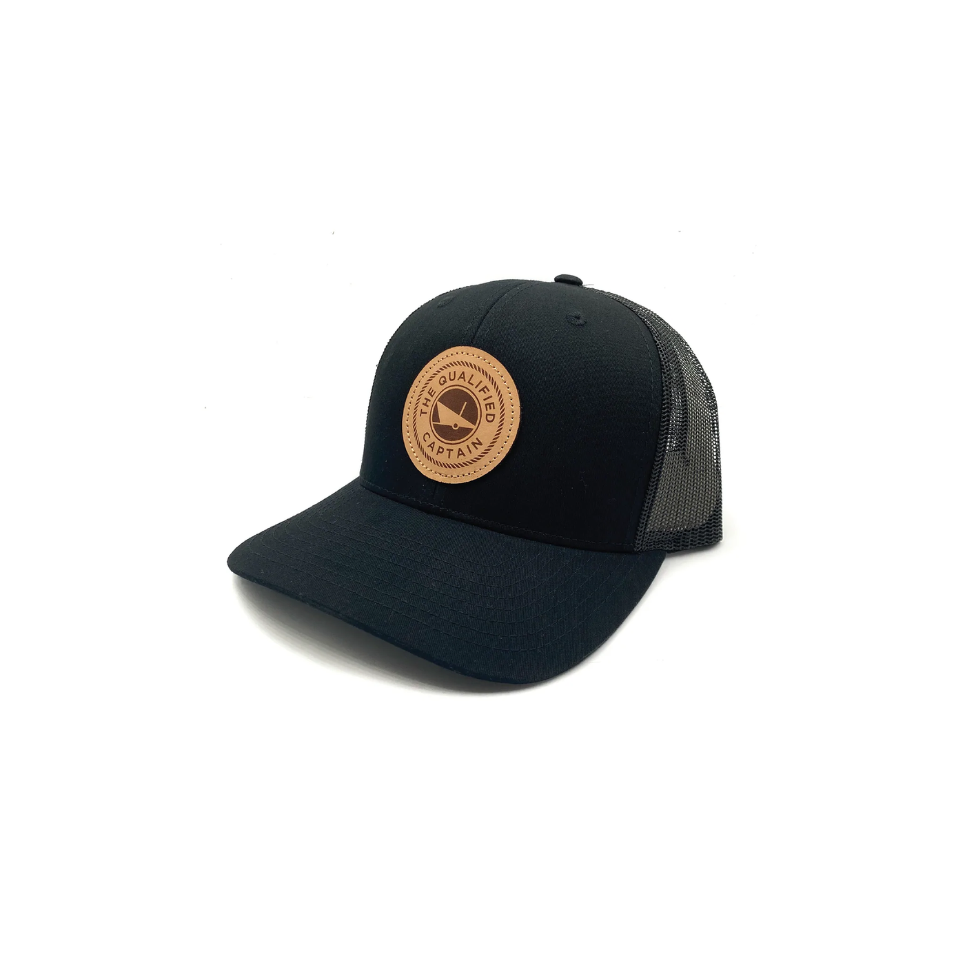 The Qualified Captain - Leather Patch Hat