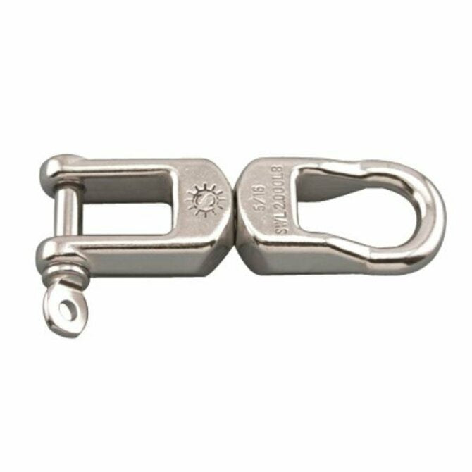Suncor Stainless - Steel Heavy Duty Eye + Jaw Swivel