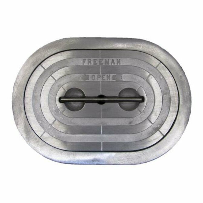 Advantec Freeman - Freeman Oval Liftout Hatch With Mild Steel Ring Combo