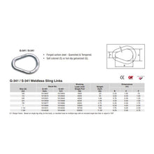 Crosby - P.S. Galvanized Wdls S/R
