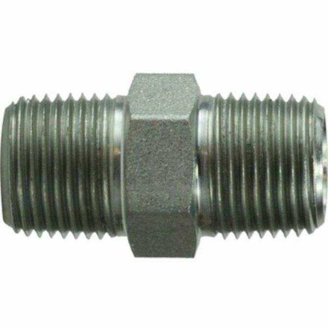 Midland Industries - Steel Hex Pipe Nipple MPxMP