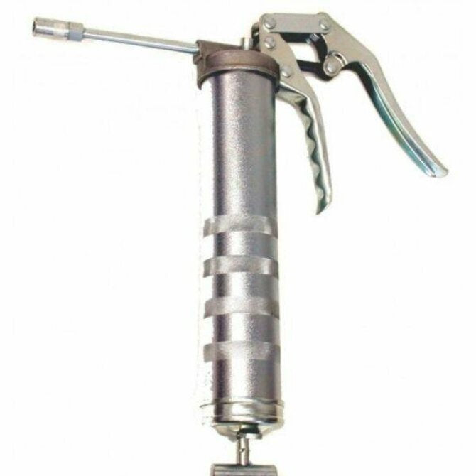Zee Line 3-Way Pistol Grip Grease Gun With Pipe