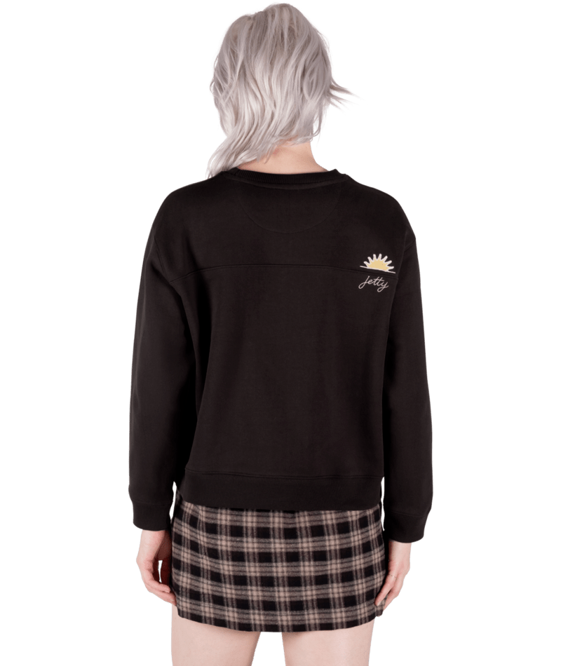 Jetty - Rose Crewneck Fleece 0826ROSE