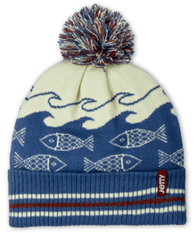 Jetty Fisheries Pom Beanie 0826FISH