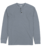 Jetty Seabed Waffle Henley Long Sleeve 0826SEAB