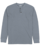 Jetty Seabed Waffle Henley Long Sleeve 0826SEAB