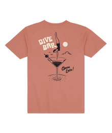 Jetty Dive Bar Tee 0726DIVE Mauve