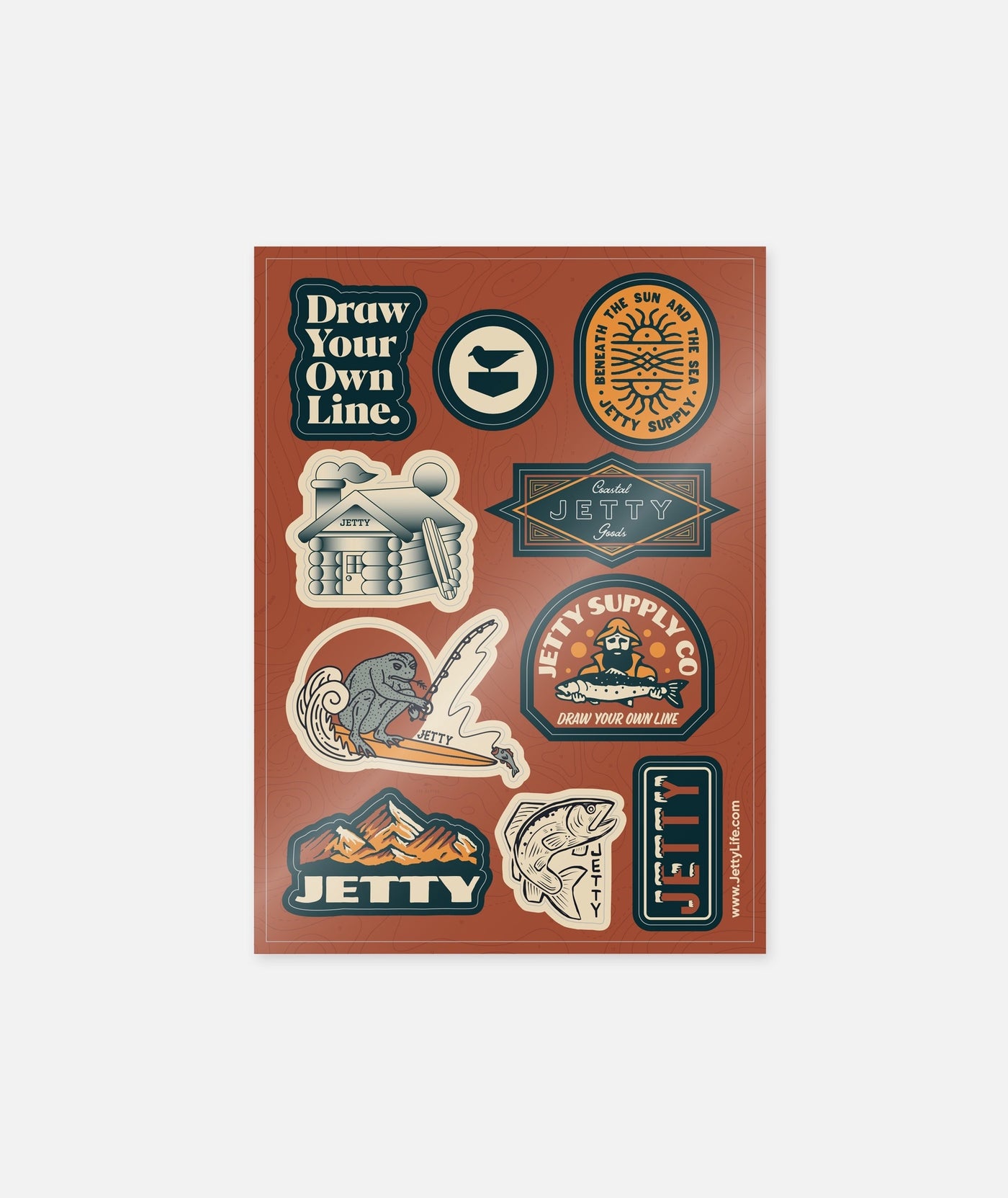 Jetty - Doodle Sticker Sheet 0726DOOD