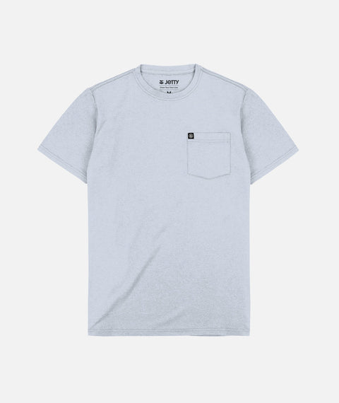 Jetty - Striker Pocket Tee — L / Light Blue