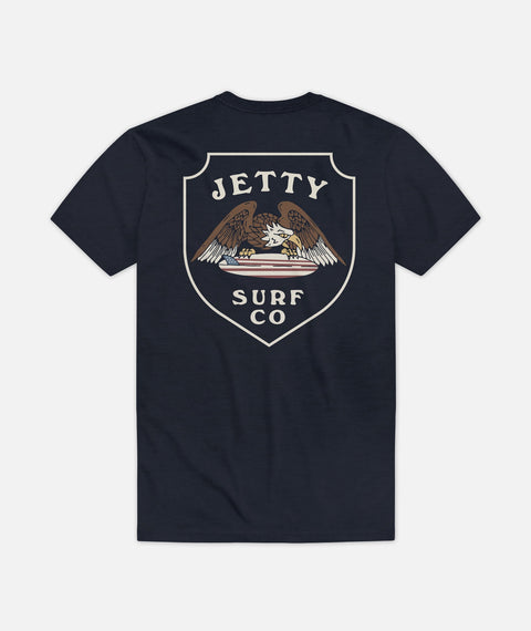 Jetty Soar Tee S26SOARM10001 — M / Navy
