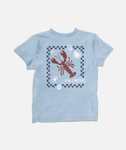 Jetty Coastal Crustacean Tee S26COAST10001 — 2T / Light Blue