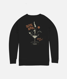 Jetty Dive Bar Fleece Crewneck 0726DIVE