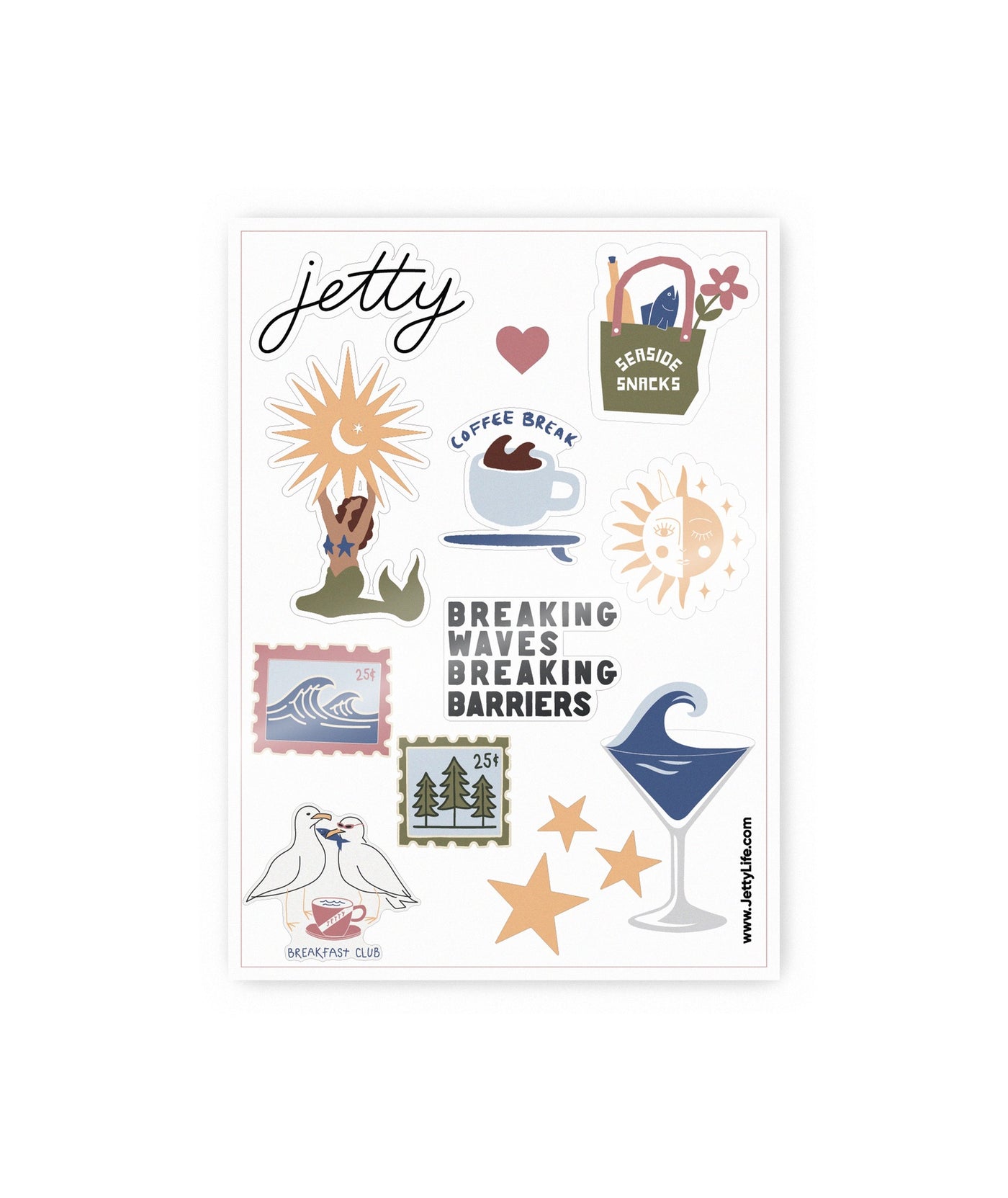 Jetty - Doodle Sticker Sheet 0726DOOD