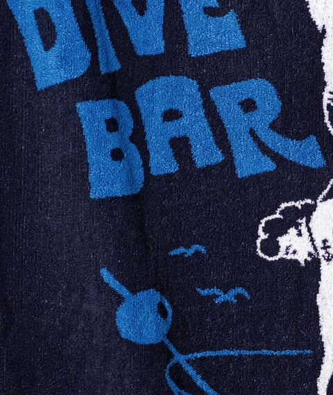 Jetty Dive Bar Beach Towel A6465 — OS / Black