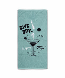 Jetty Dive Bar Beach Towel A6465