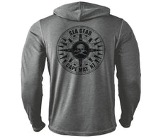 Sea Gear Apparel - Native Outfitters Unisex Custom SG Longsleeve Hoodie UPF40 Jolly Roger Tit