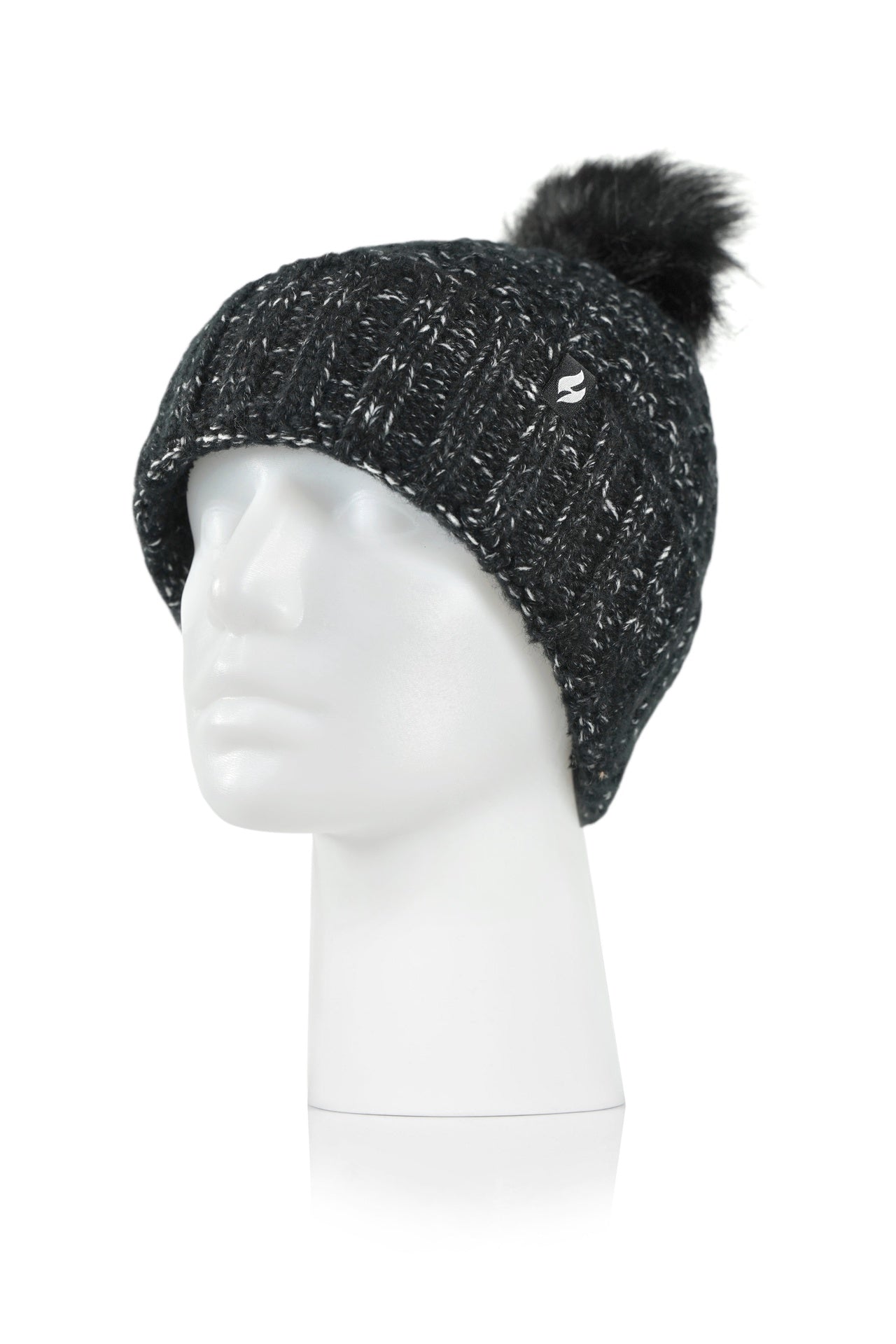 Heat Holders - Womens Arden Ribbed Knit Roll Up Hat