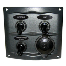 Switch Panel 3 Switches & Power Socket