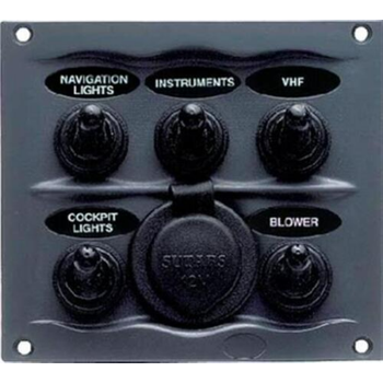Switch Panel 5 Switches & Power Socket